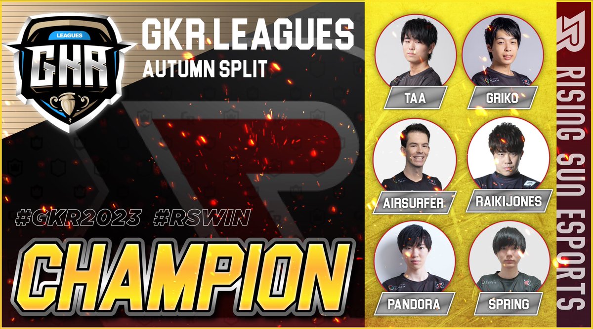 Rising Sun Esports tweet media