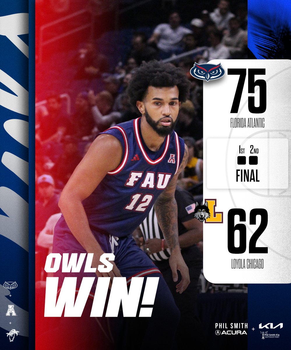 Florida Atlantic Men's Basketball (@faumbb) on Twitter photo 𝐅𝐈𝐑𝐒𝐓 𝐆𝐀𝐌𝐄, 𝐅𝐈𝐑𝐒𝐓 𝐃𝐔𝐁 🦉💪
Thanks for hosting us! <a href="/barstoolsports/">Barstool Sports</a>
(Presented by Phil Smith Kia/Phil Smith Acura)
#WinningInParadise 𝐅𝐈𝐑𝐒𝐓 𝐆𝐀𝐌𝐄, 𝐅𝐈𝐑𝐒𝐓 𝐃𝐔𝐁 🦉💪
Thanks for hosting us! <a href="/barstoolsports/">Barstool Sports</a>
(Presented by Phil Smith Kia/Phil Smith Acura)
#WinningInParadise