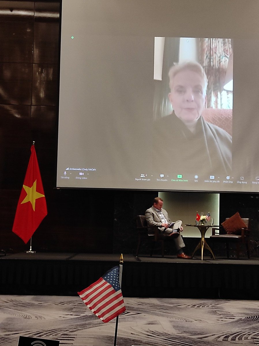 It's such an immense honor to be able to have a conversation with Ambassador Cindy McCain. A truly incredible leader.
#McCainGlobalLeaders
#MGLinVietnam