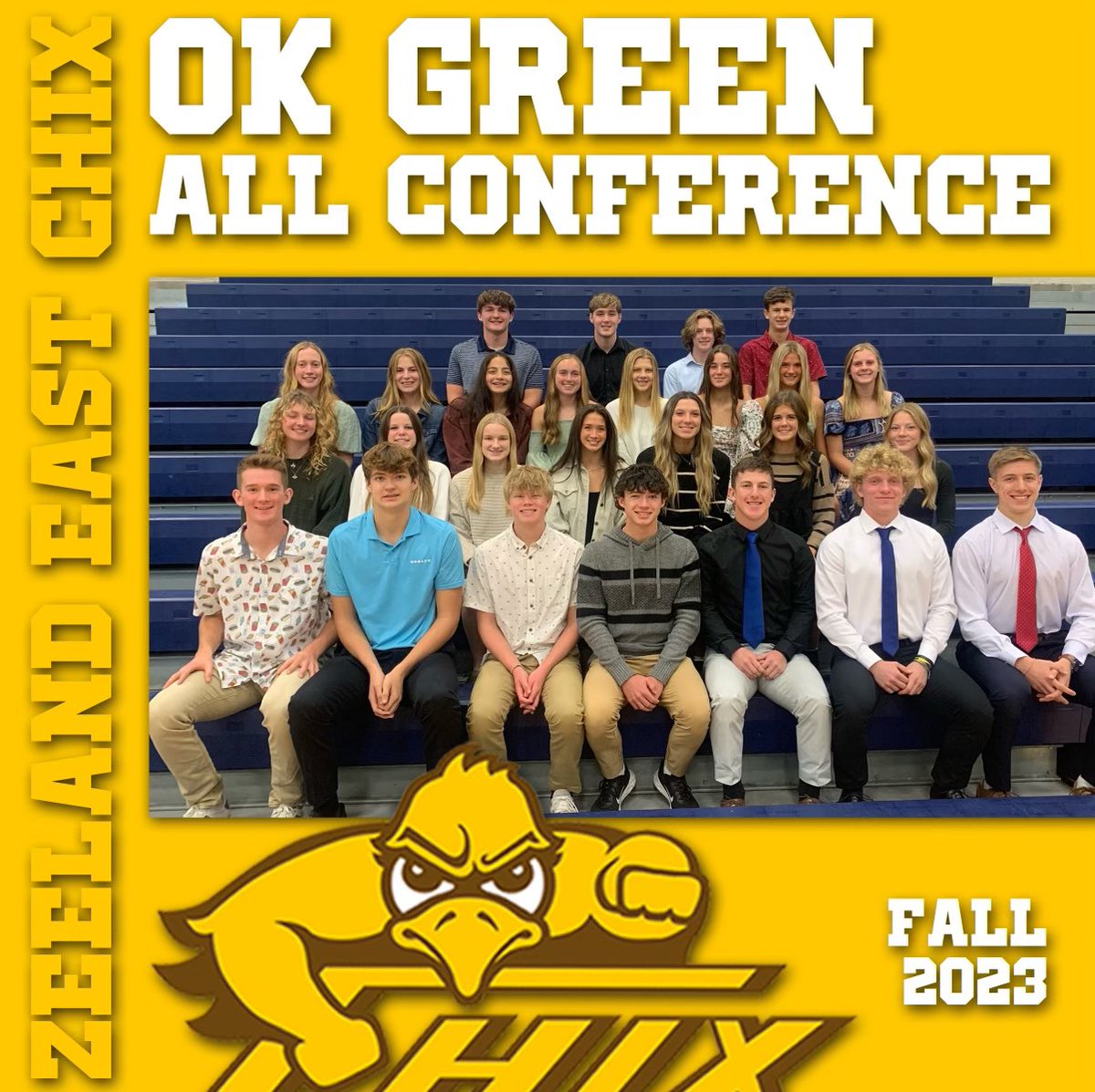 Congratulations to our student-athletes who were named to fall all conference teams!!  #eastpride