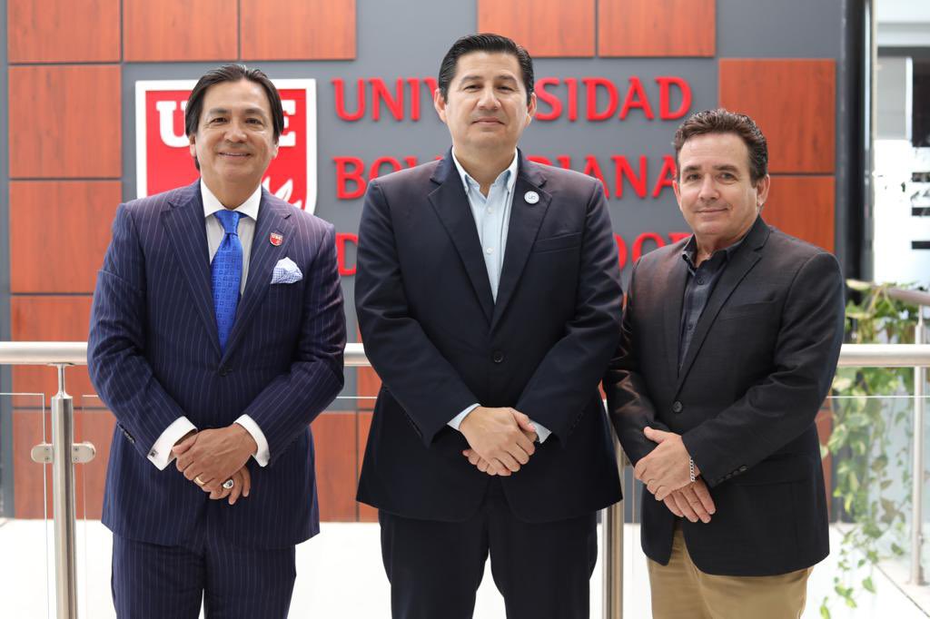 #NoticiasUBE | UBE fue sede del lanzamiento del Festival Mundial de la Juventud.

Con el objetivo de promover espacios para que nuestros estudiantes creen relaciones duraderas con jóvenes de todo el mundo, la Universidad Bolivariana del Ecuador (UBE) fue sede del lanzamiento