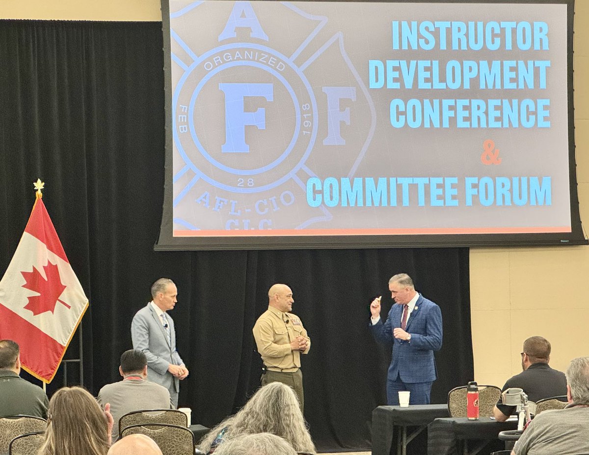 IAFF9th's tweet photo. Great to spend time this week with labor leaders from across #OurIAFF at the Instructor Development Conference. Inspired to see so many brothers and sisters dedicated to learning new skills and preparing to bring new resources to members across the IAFF. https://t.co/6xr2DHoD75