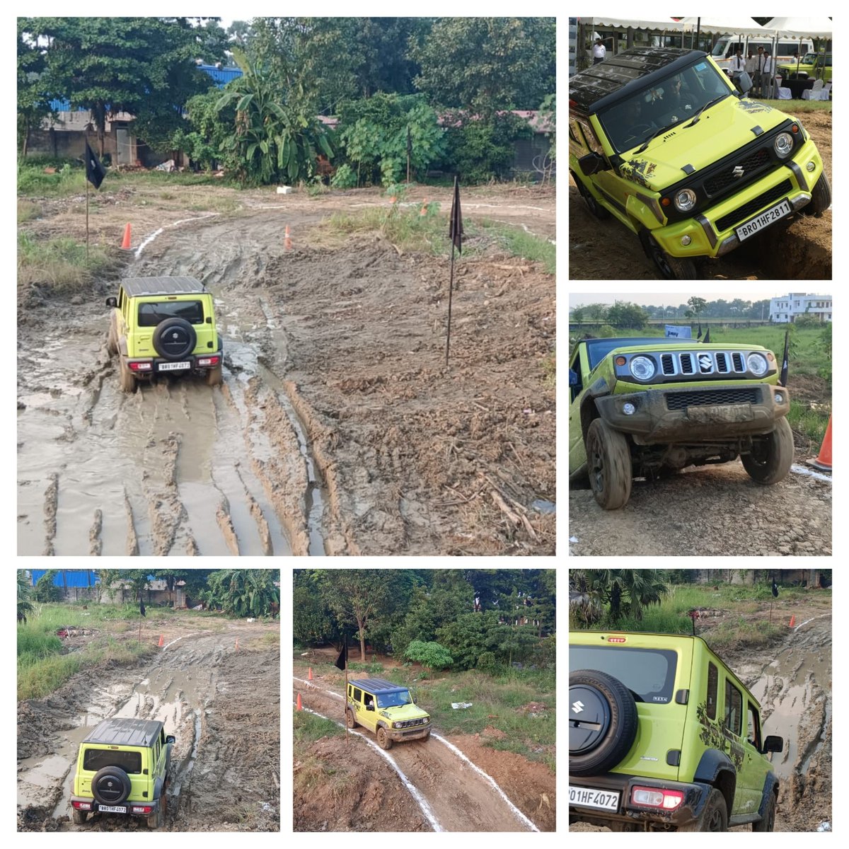 explorermayankA's tweet photo. tested the offloading capability of Jimny at roadshow in Patna, the experience was awesome, so easily I manage to clear all obstacles, a must buy indeed. 
#Jimny #NeverTurnsBack #MarutiSuzukiNexa
#CreateInspire https://t.co/k3C0KDZpf0