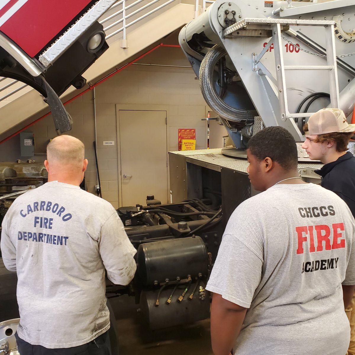ChccsFire's tweet image. Partnerships are HUGE in what we can accomplish. This day we learned about and participated in first of the month checks and duties. @CarrboroFire @chccs @CTEforNC @CTEWorks @KBreweur