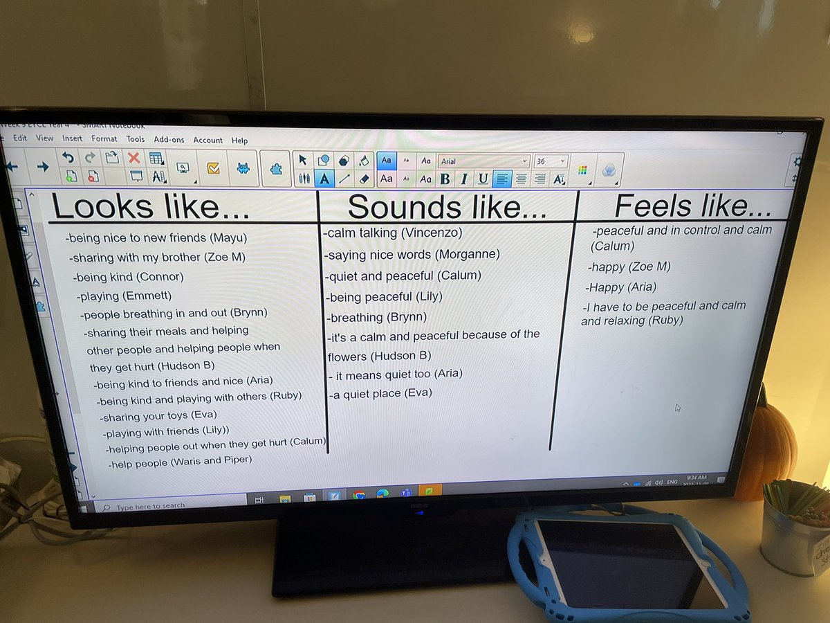 Today we reread the peace book and discussed what peace looks like, sounds like, and feels like <a href="/AVG_Griffins/">A.V. Graham</a>! We sure understand what it means to demonstrate peace!