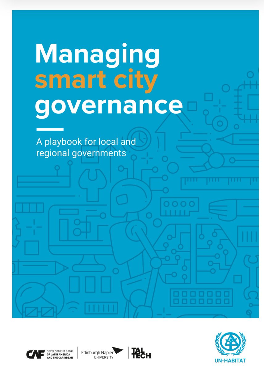 Check out this new #SmartCity governance guide which is a follow up publication to the global review of smart city governance study that we did a year ago. unhabitat.org/sites/default/…