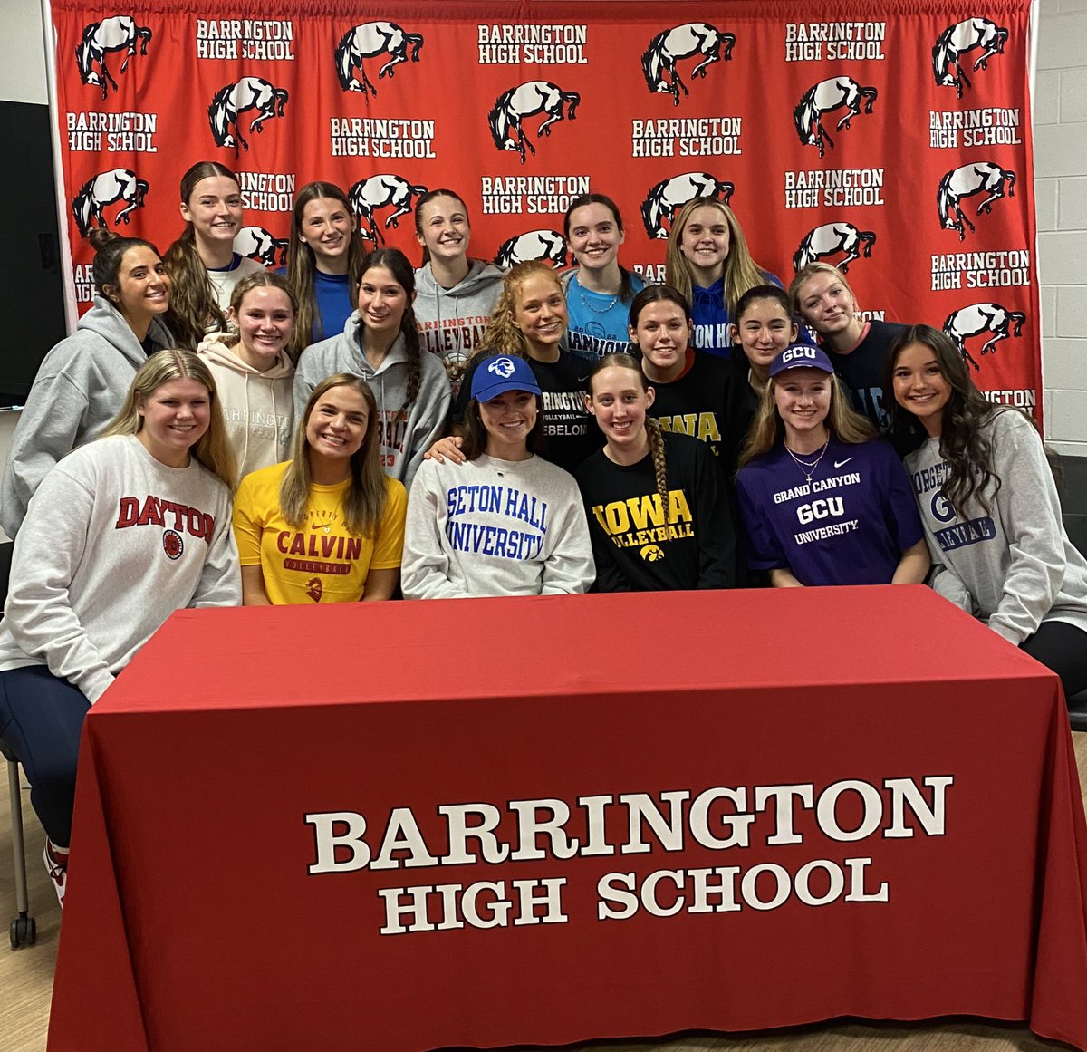 BHS Fillies VB (@bhsvbcoachj) on Twitter photo Congrats to all our players on their signing day! So lucky to be able to spend one more weekend together.โค๏ธ #surfermentality #tcsdr <a href="/BHS220Athletics/">BarringtonAthletics</a> <a href="/IVCAcoaches/">Illinois Volleyball Coaches Association</a> <a href="/illprepvb/">Illprepvb.com</a> Congrats to all our players on their signing day! So lucky to be able to spend one more weekend together.โค๏ธ #surfermentality #tcsdr <a href="/BHS220Athletics/">BarringtonAthletics</a> <a href="/IVCAcoaches/">Illinois Volleyball Coaches Association</a> <a href="/illprepvb/">Illprepvb.com</a>