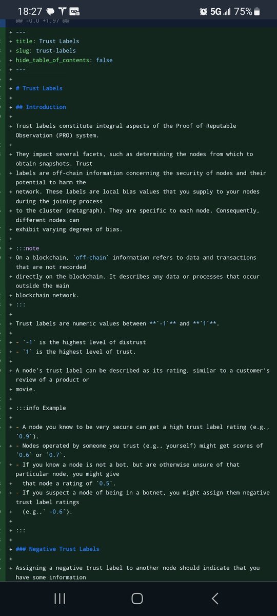 Dagnum_PI's tweet photo. 🚨 JUST IN- PRO spotted in @Conste11ation GitHub 🔥
🌟Proof of Reputable Observation (PRO) – a revolutionary system that empowers the Constellation network with trust and security! At its heart are trust labels, a game-changing feature that lets you rate nodes just like you would a favorite movie or a trusted product.
🔒 Trust labels are off-chain gems, personal to you, that you assign to nodes when they join the network. They range from -1, signaling caution, to +1, denoting full trust. This isn't just a number; it's a reflection of your confidence in a node's security and intentions.
🤝 Imagine giving a node you've vetted a high trust score, like a 0.9, because you know it's rock-solid secure. Or tagging your own nodes with a 0.7 because, well, you trust yourself! Even a neutral 0.5 can be used for nodes that aren't bots but are still an unknown quantity.
⚠️ But it's not all positive scores. If you suspect foul play or botnet activity, you can assign negative trust labels. This doesn't blacklist a node but rather informs your network interactions, ensuring you prioritize connections with those you trust more.
🔗 And here's the kicker: trust labels are dynamic. As nodes interact, they form their own opinions, making your initial labels less significant over time. It's a self-evolving system of trust that keeps your network secure!
📝 When it's time to join the cluster, simply use the `--trust_labels` argument and point to a file with your trust labels. It's that easy to contribute to a safer, more reliable network.
🌐 With PRO, Constellation is not just building a blockchain; it's fostering a community of trust. It's about knowing who to trust and creating a secure space for everyone. Let's embark on this journey of trust together!