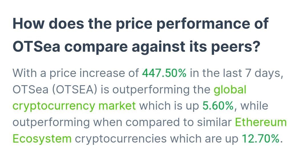 SerGalaChad's tweet photo. $OTSea really has been making waves. 🌊🌊🌊 @otseaERC20
Over the counter trades of any #ERC20 with their first to market #crowdfunding feature and unique value propositions like #MiniMarkets.
Where any project can have a custom #OTC tool installed for their projects token! https://t.co/YewKh0sKiX