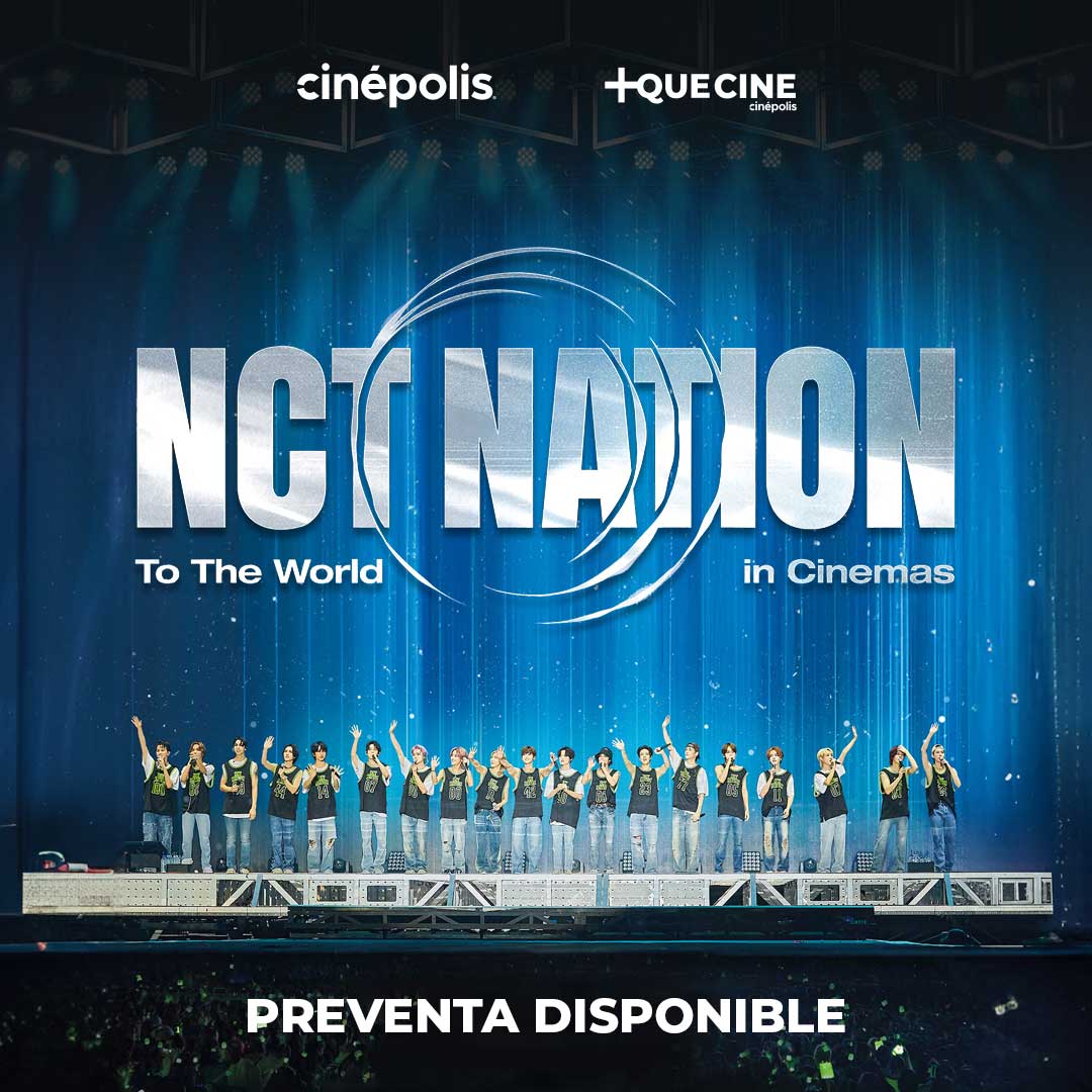 ¡En Preventa!
🌟 ¡ATENCIÓN NCTzens! 🌟 La espera ha terminado.  🎥💫 La preventa de NCT Nation to the World en Cinépolis ya comenzó. ¡Tus ídolos te esperan en Cinépolis ! 🎤🌎💚💚
Fecha de estreno  6 de diciembre.