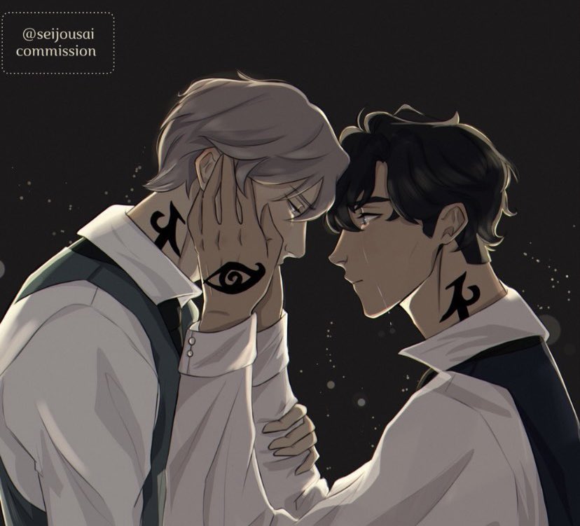 wherondaleslvr's tweet photo. dark hair bf x silver hair bf gotta be my favourite genre https://t.co/iQwzpT6FHx
