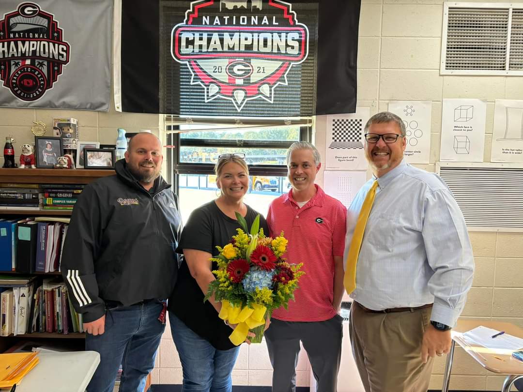 Congratulations to bchs teacher of the year Madison Smith.