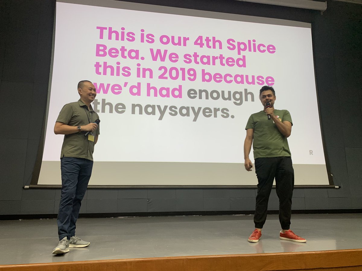 Ankur Paliwal (@ankur_pali) on Twitter photo <a href="/rishadist/">Rishad</a> <a href="/alansoon/">Alan Soon #splicebeta</a> the guys who make <a href="/splicenewsroom/">Splice #splicebeta</a> Beta family happen.
Grateful to be here in this powerful room. <a href="/rishadist/">Rishad</a> <a href="/alansoon/">Alan Soon #splicebeta</a> the guys who make <a href="/splicenewsroom/">Splice #splicebeta</a> Beta family happen.
Grateful to be here in this powerful room.