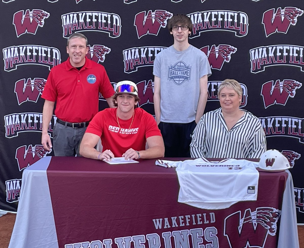 Officially joined the Red Hawk family today. <a href="/CVCCBaseball/">CVCC Baseball</a>