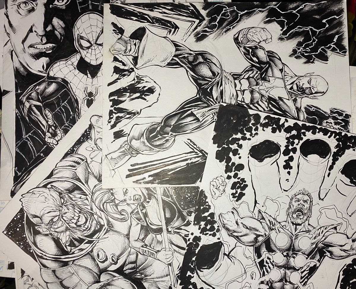 kevhulk73's tweet photo. I guess Iโm selling something ๐ #wasp #blackadam #batman89 #shadowoftheconqueror #thor #comics #spiderman #ONEPIECE https://t.co/pHLgGhvaHj