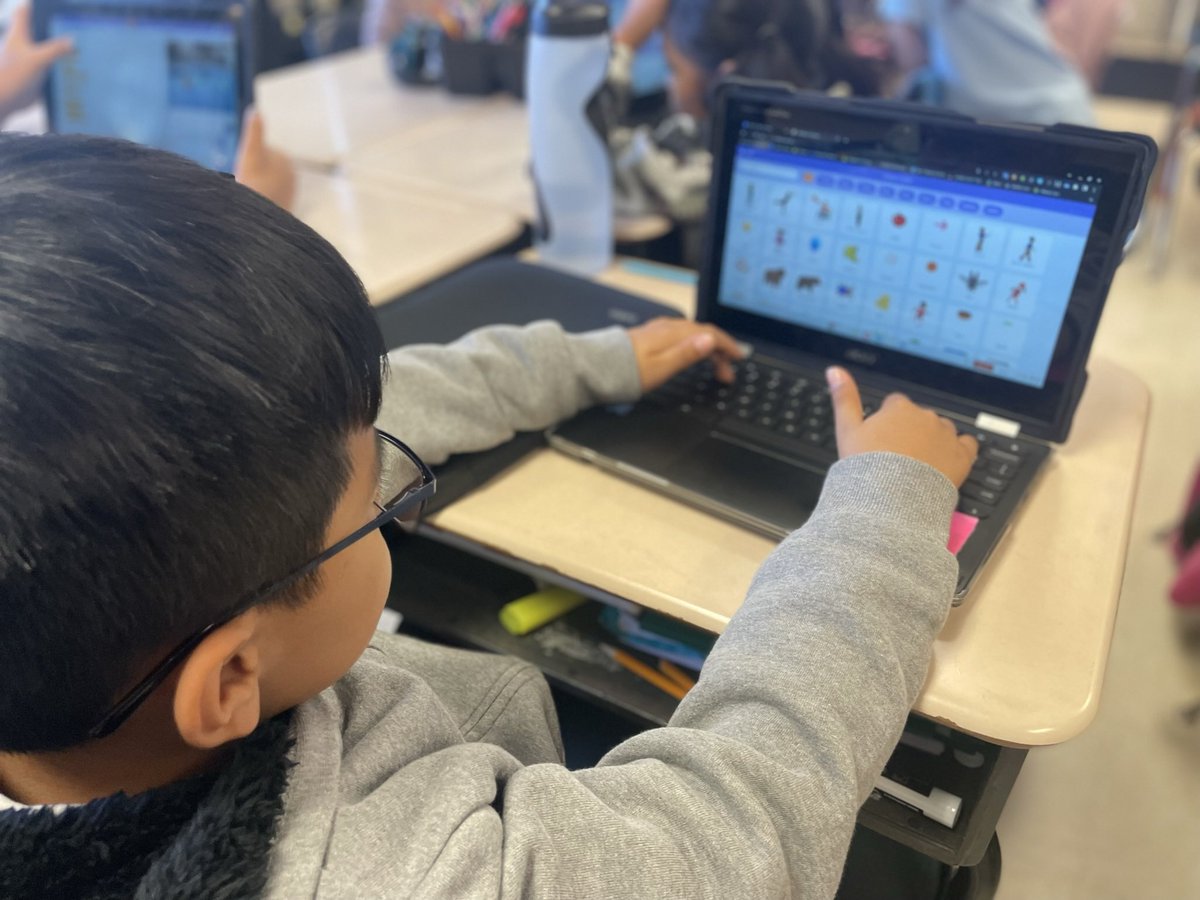 Thank you <a href="/MeyerBaese/">Lisa Meyer-Baese</a>  for returning as our STEM Professional School Partner <a href="/ScienceATL/">Science ATL</a> 3rd graders graduated from <a href="/ScratchJr/">ScratchJr</a> to <a href="/scratch/">Scratch Team</a> today by animating letters in their name 🔠 #NationalSTEMDay <a href="/BootUpPD/">BootUp</a> <a href="/amazonnews/">Amazon News</a> <a href="/PrincipalDrH/">Dr. Demetria L. Haddock</a> <a href="/DCSDSTEM/">DCSDSTEM</a> <a href="/DeKalbSchools/">DeKalb Schools, GA</a> @WaringWhizKid