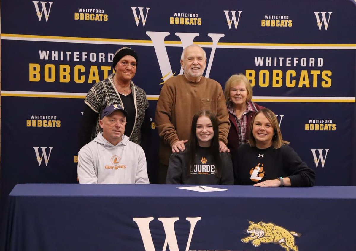 It official!!!!!🧡🐺<a href="/LourdesSoftball/">Lourdes Softball</a> <a href="/WHSBobcatSB/">Whiteford Softball</a>