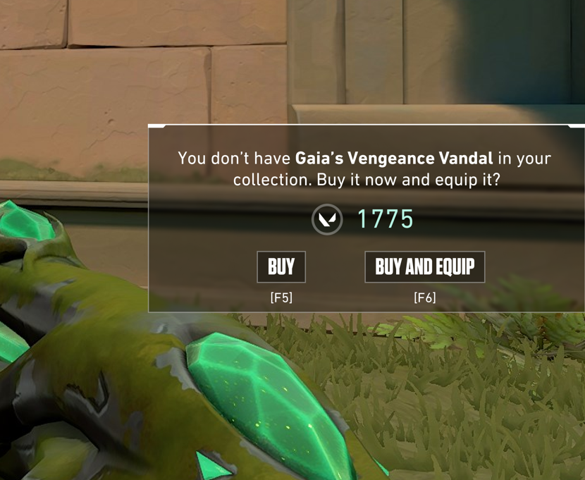 Option to immediately buy and equip any gun that you've picked up #valorant