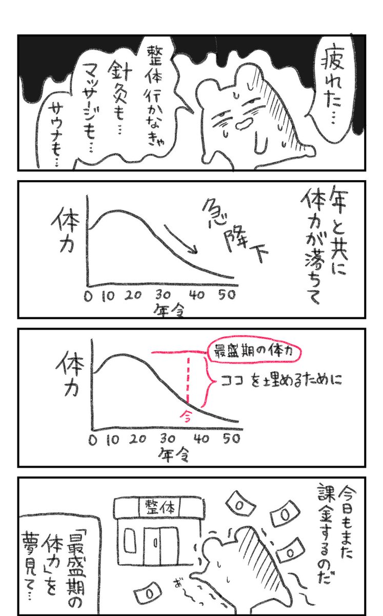 【日記】最盛期の体力を夢見て課金