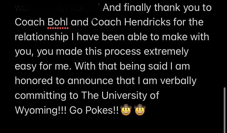 Joaquin7Sando's tweet image. Time to Ride for the Brand! 100% committed! @wyo_football @WyoFBRecruiting @CoachCBohl @CoachBHen @the_BBoyd @JaySawvel @gsdemonsports @PlaymakerCorner @Estevan32Sando @CoPreps #RidefortheBrand #gopokes #Laradise #Classof2024