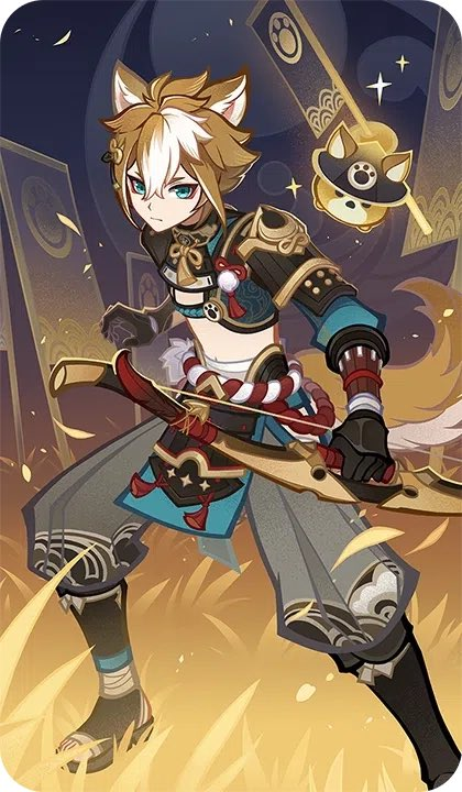 geotimely's tweet photo. gorou is getting a tcg card too??? https://t.co/hamqEkCThy