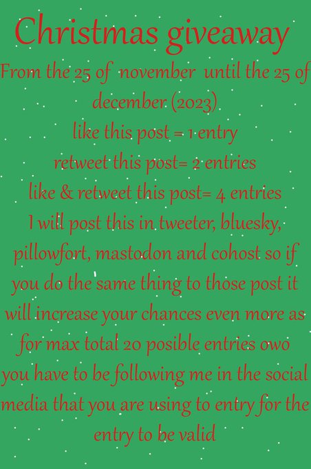 GIVEAWAY TIME owo make sure to read the whole thing uwu I will announce the winner and contact them the<a href="/tag/booty"class="tags"><span>#booty</span></a><a href="/tag/giveaway"class="tags"><span>#giveaway</span></a><a href="/tag/panties"class="tags"><span>#panties</span></a><a href="/tag/christmas"class="tags"><span>#christmas</span></a><a href="/tag/femboy"class="tags"><span>#femboy</span></a><a href="/tag/feetseller"class="tags"><span>#feetseller</span></a>