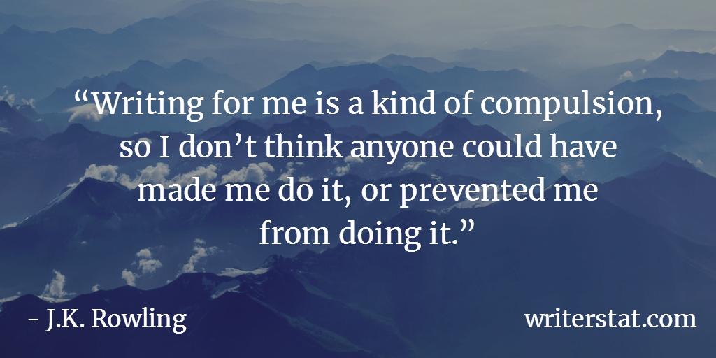 CSwallia's tweet photo. Writing is definitely a compulsion I have.#writing #writerslift https://t.co/nbOY7RAp0e