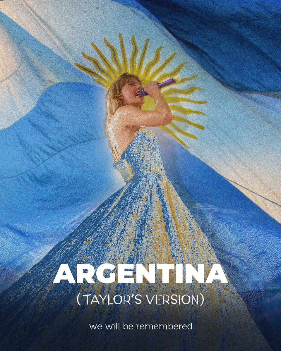 IT'S BEEN A LONG TIME COMING BUT... HOY TAYLOR CANTA EN ARGENTINA POR PRIMERA VEZ!!
#BuenosAiresTSTheErasTour