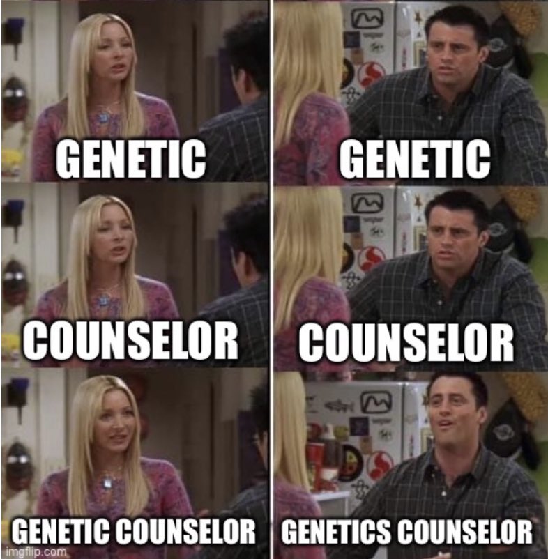 The One Where Everyone Recognises the Value of Genetic Counsellors