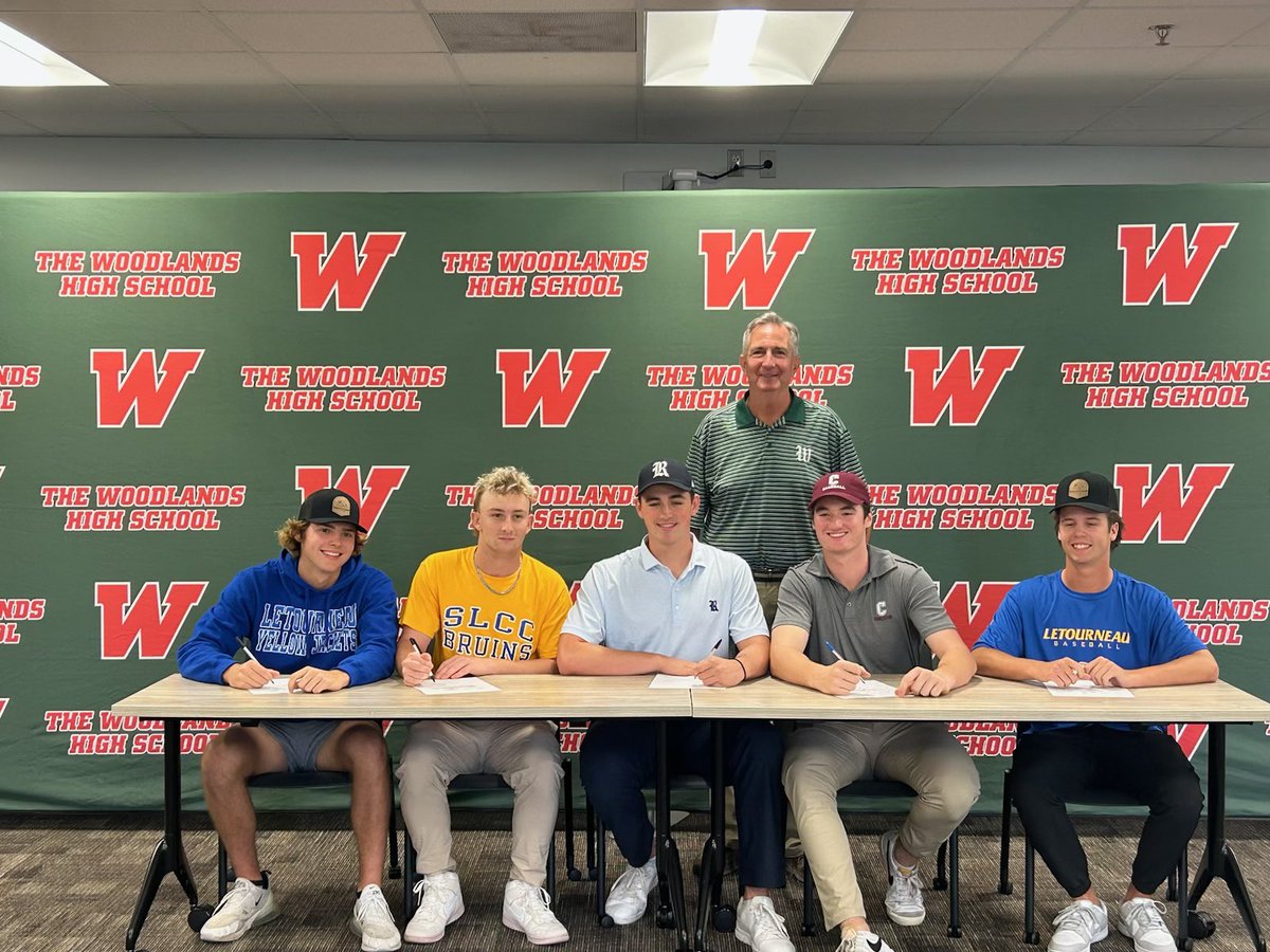 twhsbaseball (@twhsbaseball) on Twitter photo Dreams>Reality: Awesome to see these young men fulfill their dreams today.
@JaxsonBreedlove - LeTourneau University
<a href="/TannerFarny08/">Tanner Farnsworth</a> - LeTourneau University
<a href="/KyleHubert16/">Kyle Hubert</a> - Salt Lake Community College
<a href="/DeclanMagee20/">Declan Magee</a> - College of Charleston
<a href="/NolanRoycraft/">Nolan Roycraft</a> - Rice University Dreams>Reality: Awesome to see these young men fulfill their dreams today.
@JaxsonBreedlove - LeTourneau University
<a href="/TannerFarny08/">Tanner Farnsworth</a> - LeTourneau University
<a href="/KyleHubert16/">Kyle Hubert</a> - Salt Lake Community College
<a href="/DeclanMagee20/">Declan Magee</a> - College of Charleston
<a href="/NolanRoycraft/">Nolan Roycraft</a> - Rice University