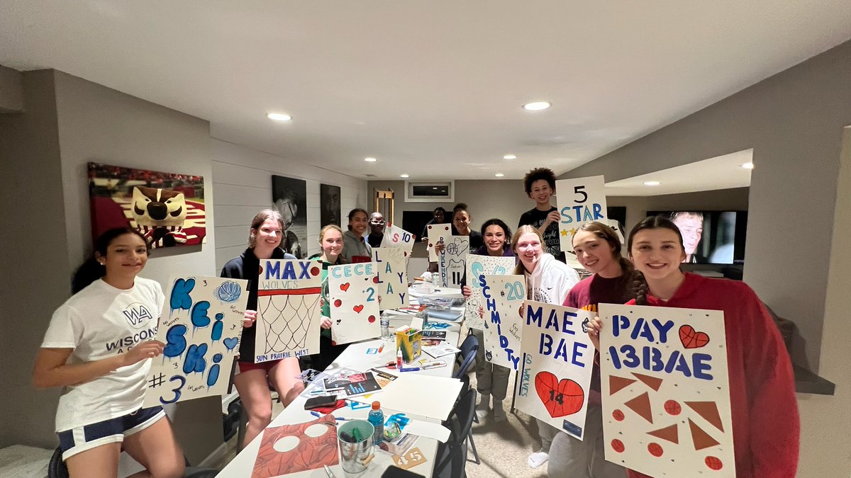 spwgbb's tweet photo. A little team bonding after practice tonight. Let's make it a great season, ladies! #PackMentality #Together #WestWolves #WeNotMe https://t.co/xfZhggKmym