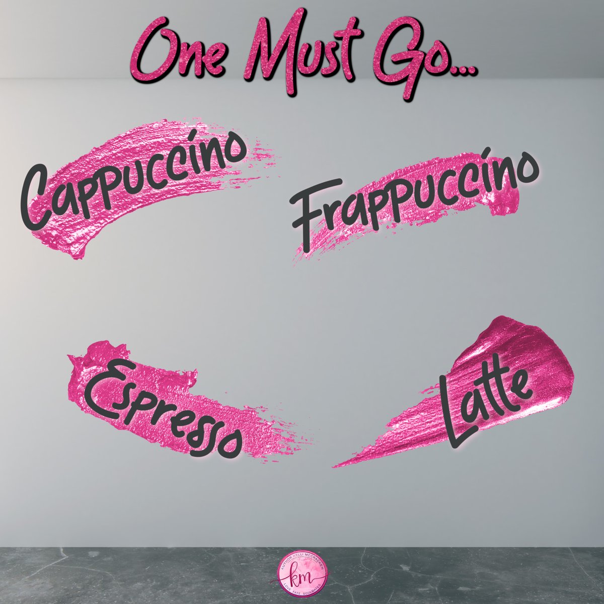 Which coffee drink would you give up?

#onemustgo #candybars #chocolate #gettingtoknowyou #icebreakers #readingcommunity #bookcommunity