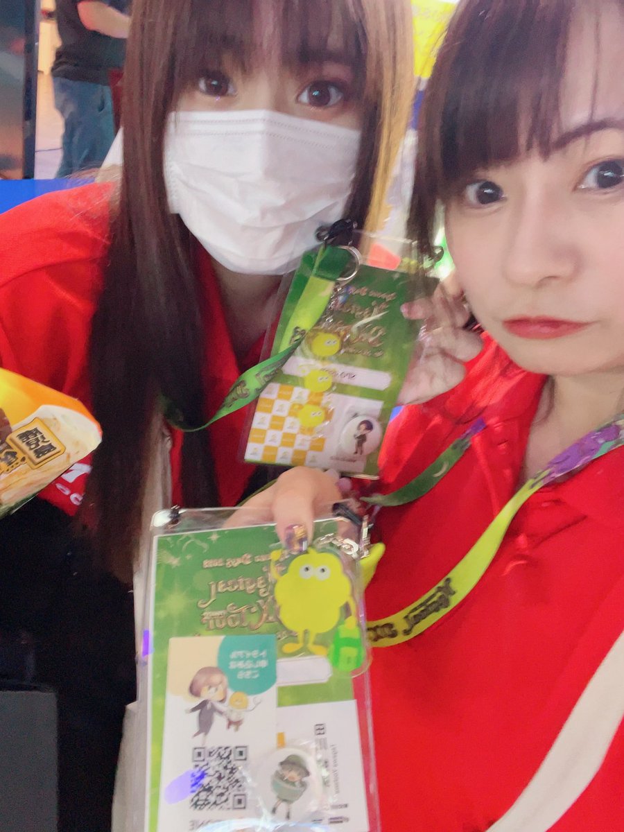 yoshiminxkay's tweet photo. こんな感じでやってます✨️
 #Cybozudays  #GlobalB  #うまかっちゃん 配ってます  #九州といったらうまかっちゃん https://t.co/beimYwbEeD