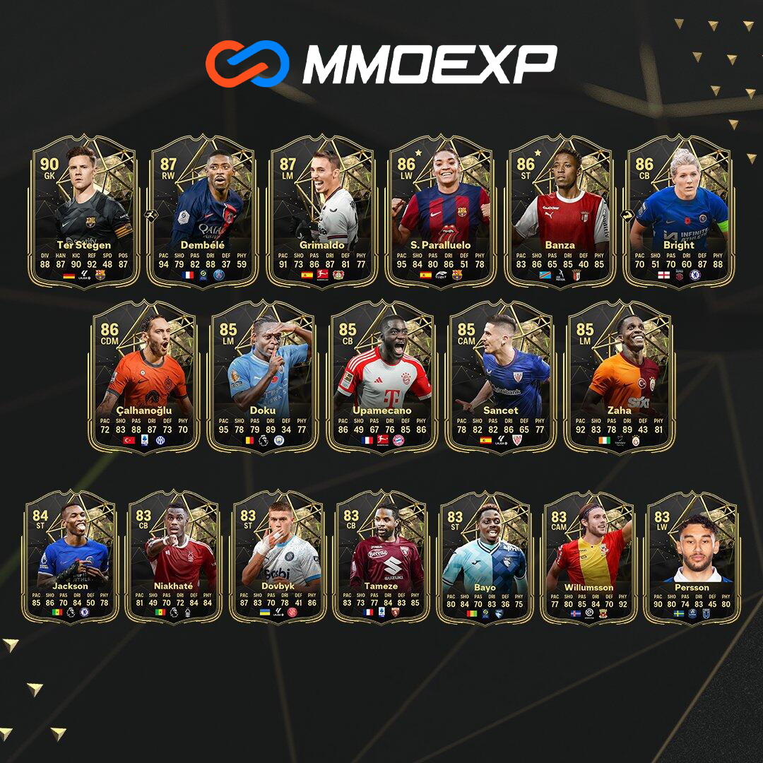 MmoexpService's tweet image. TOTW Refresh looks great!
Who Need Free Coin For This? #FC24 ?

▶️Follow me &amp;amp; Retweet🔁&amp;amp; Like❤️

Giving away 200K to two winners! Do you have the luck? #EAFC24 | #eafccoins | #fifacoins