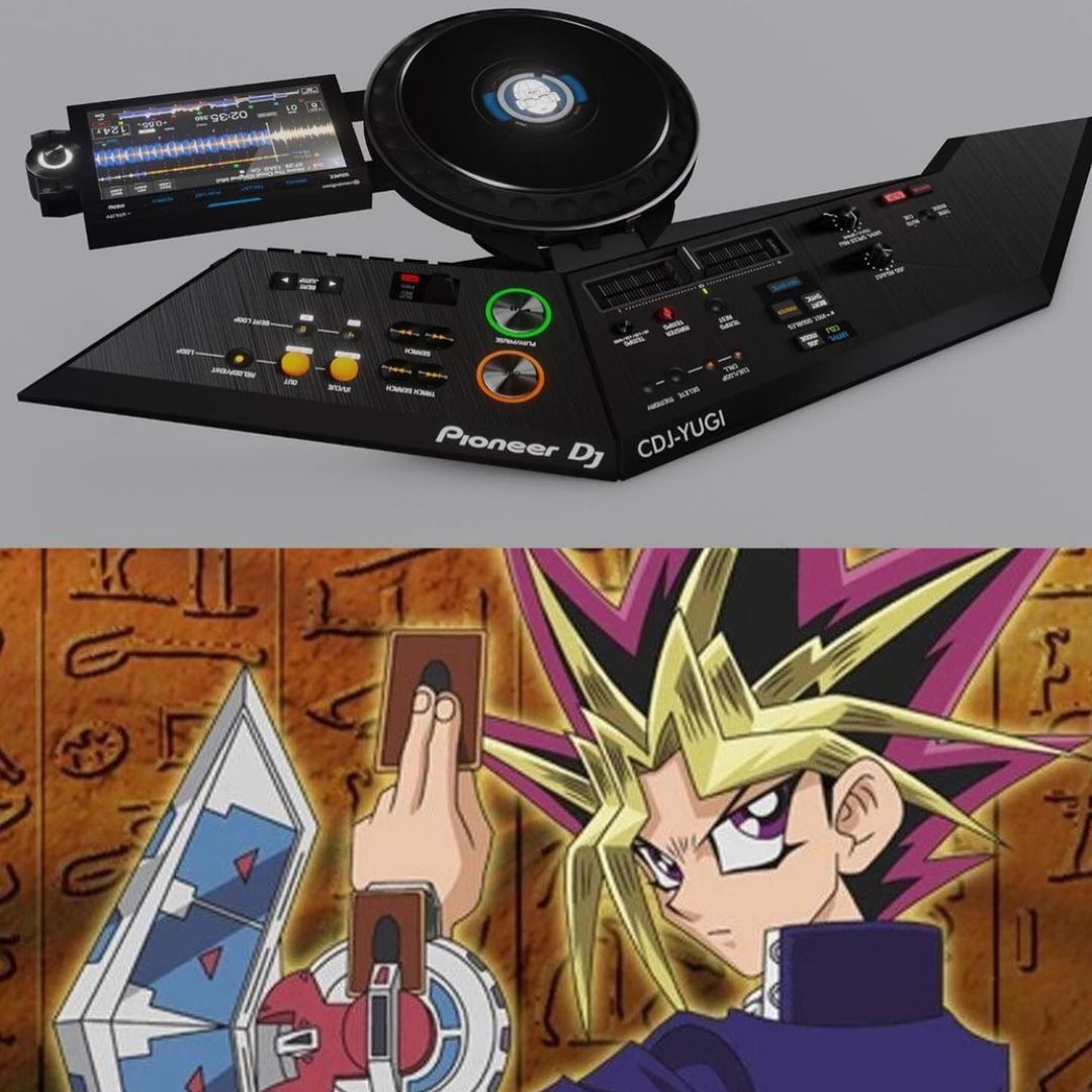 RADII_Media's tweet photo. It’s time to D-D-D-D D-D-DJ! This Yu-Gi-Oh x Pioneer CDJ concept is the mashup we didn't know we needed!

3D artist Pokos has envisioned the ultimate anime and music fan fantasy — a Duel Disk meets CDJ controller creation.

#yugioh #Pioneer #YuGiOhMasterDuel https://t.co/lHIkeWxz2N