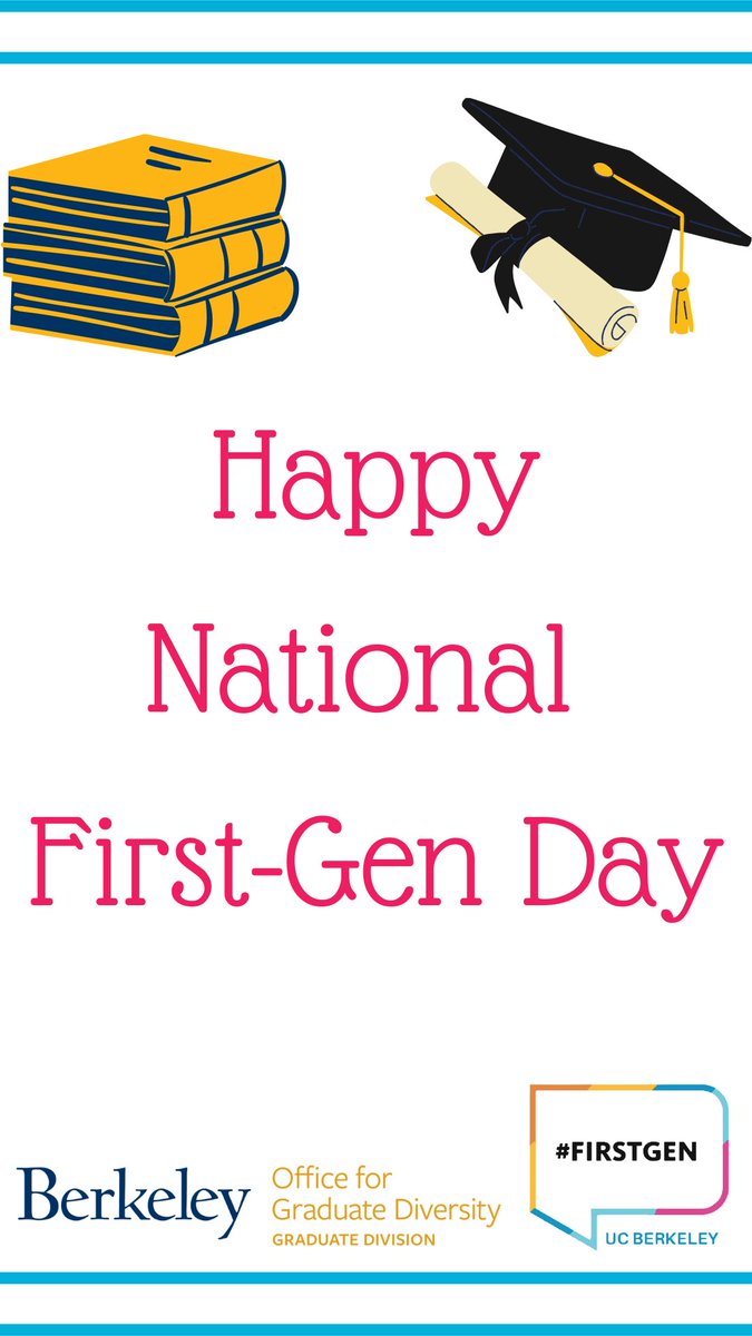 Happy National First-Gen Bears🤍 We hope you celebrated today and are proud of the progress you’ve made so far.
