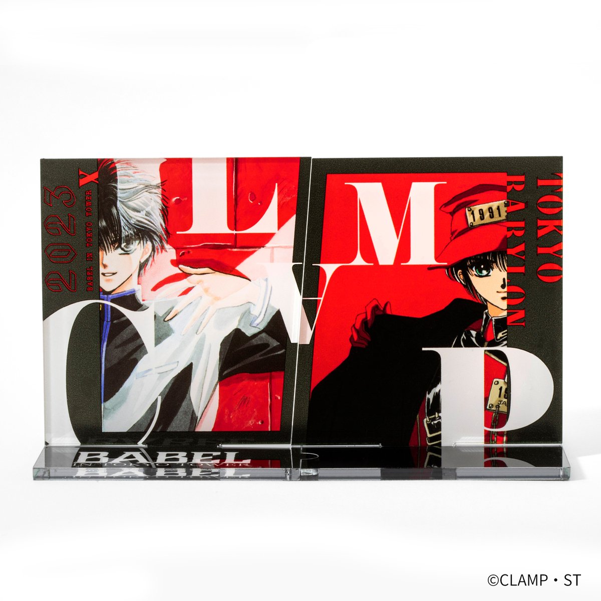 東京BABYLON　IN 東京タワー アクリルスタンド 　スタンプラリー 東京BABYLON」 完結30周年記念スタンプラリー ◢ ◥ BABEL