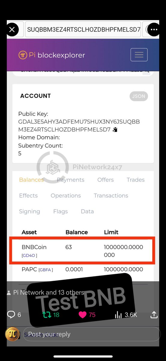 BNBCoin dalam Pengujian Testnet dan Berita Pembaruan Setiap hari semakin hangat dan Menyenangkan.
Selamat untuk semua Pioner.
#PiCoreTeam 
#PiNetwork 
#PiCoin