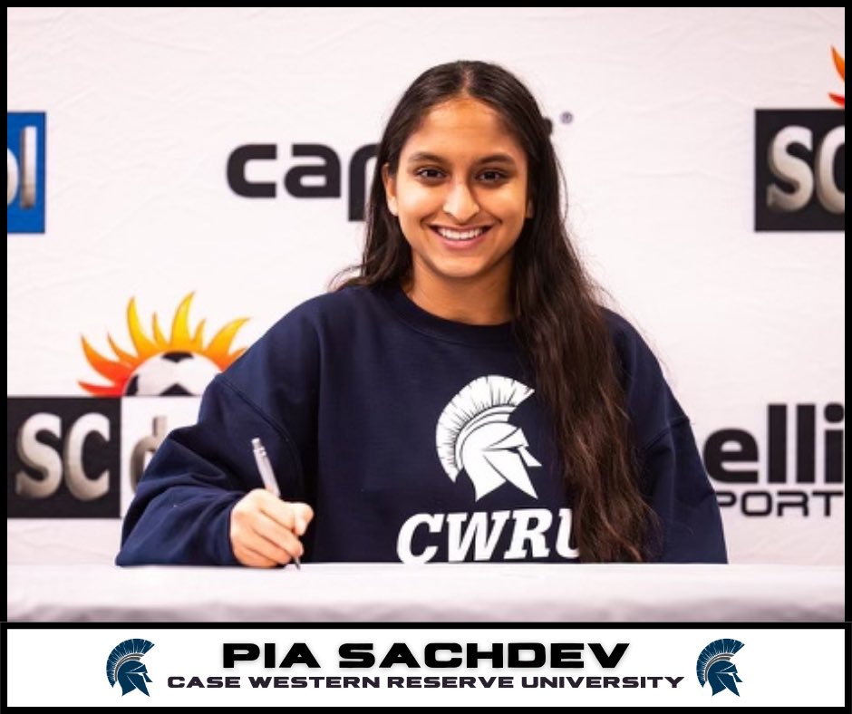 SCdelSol's tweet photo. Signed, Sealed, Delivered ✍️

Congratulations Pia, we are so proud of you!

⚽️ @cwruwsoc 

#NationalSigningDay #Classof2024 https://t.co/up2DB7A3Ew