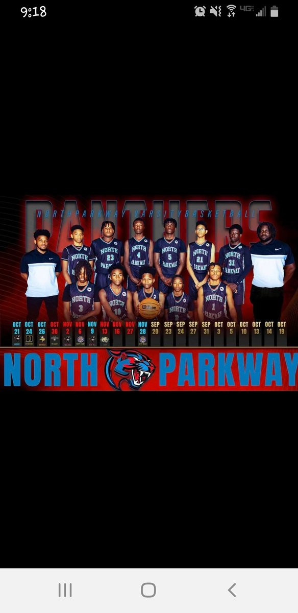 Meet the NPMS Panthers Boys. 
New Head Coach Zach Cole &amp; Coach Caleb Hall Asst.  3-0 season with Game 4 tomorrow at Rose Hill.  Come support.