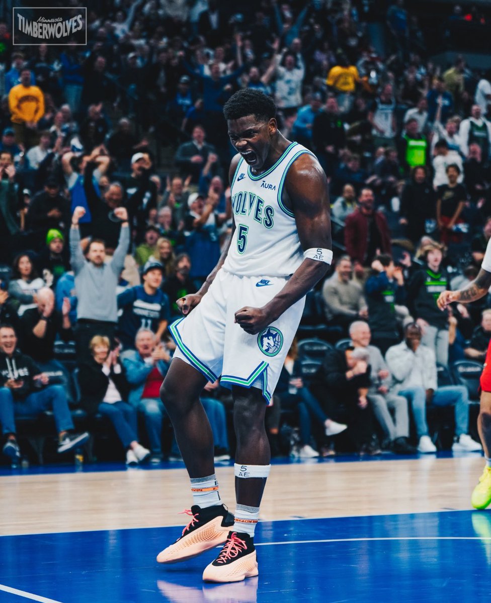 Anthony Edwards is a nightly highlight reel

Rudy Gobert is winning another DPOY

KAT is finally back to cooking

Mike Conley is an AST/TO monster

Jaden can lock up anyone

Naz Reid

Slo Mo still unreal

NAW and Shake turning up

Just give us the trophy #RaisedByWolves