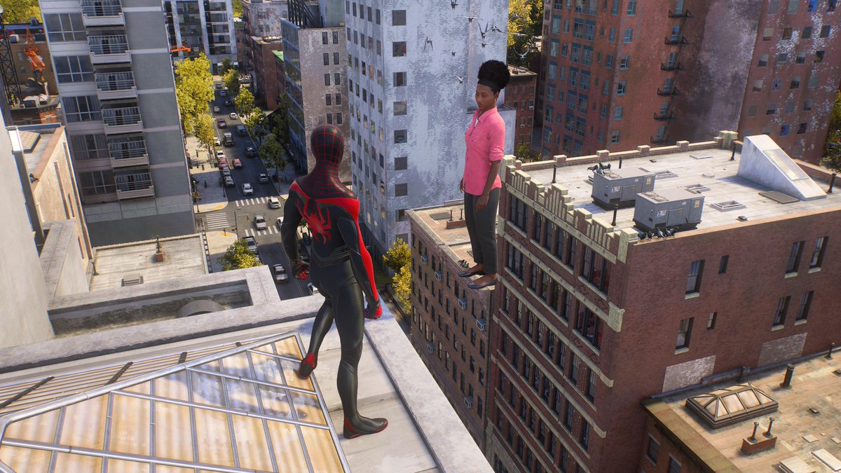 KaizoKane's tweet photo. What da Ms. Ferguson doin'? #PS5Share, #MarvelsSpiderMan2 https://t.co/c0qwt2dOxI