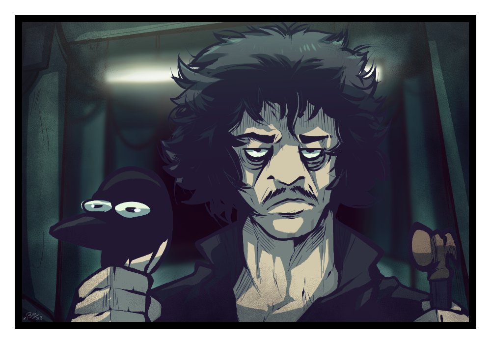 Had a dream where it was just the hallway scene from Oldboy, but he was fighting Canadian Geese instead 