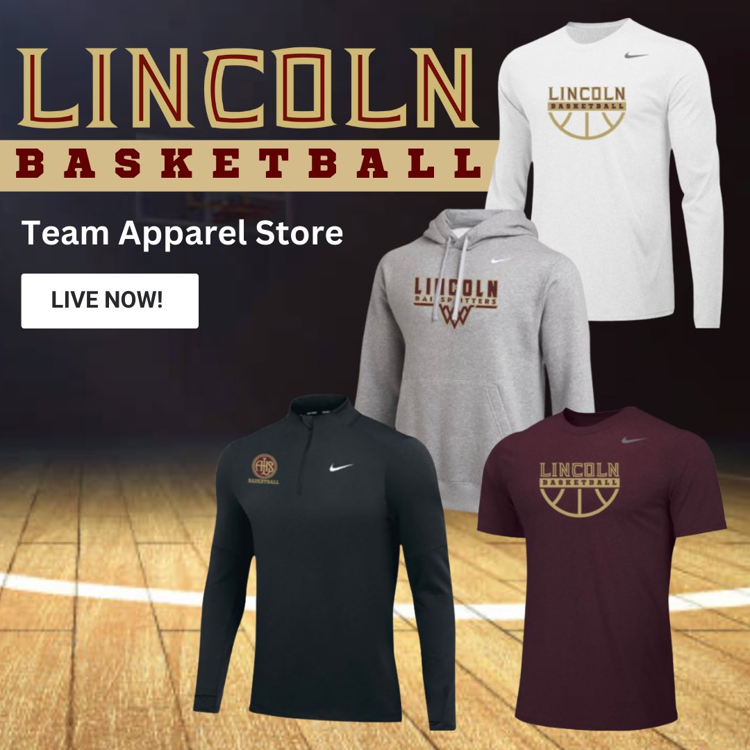 Looking for some new Lincoln gear to rep during the upcoming hoops season? We've got you covered... 

The official Lincoln basketball team store is now live at the link below!

dsmlincolnhsbb.gearupsports.net/index.php?rout…
