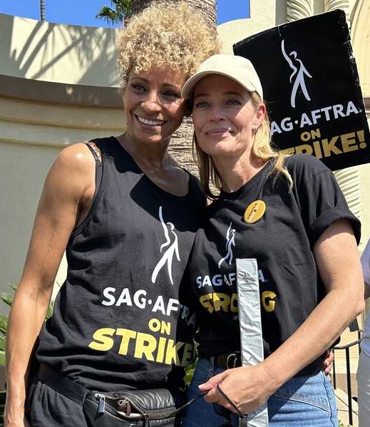 Boy, oh boy! It's been a LONG &amp; rough road, but we got there! Big, big shout out to <a href="/JeriLRyan/">Jeri Ryan</a> &amp; <a href="/ItsMichelleHurd/">Michelle Hurd</a> for putting in one helluva fight for over 118 days! Much respect for you and all you went through! You're both both badasses on and off-screen! 🖖🏻✊🏻🔥 #SAGAFTRA