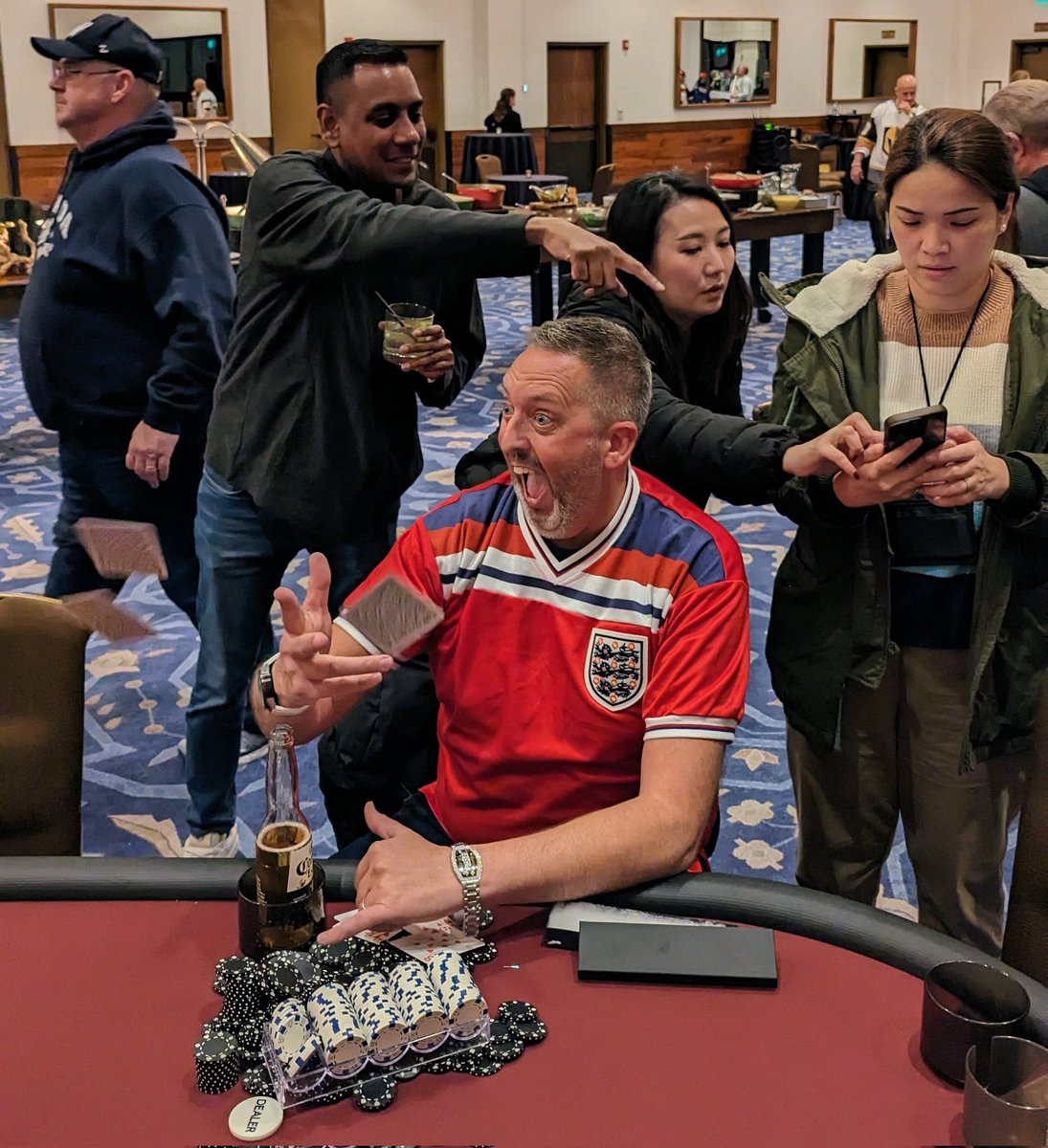 UNLVigi's tweet photo. EDP 2023 Poker Champion, Andy Booth from Games Global, Isle of Man 🇮🇲🙌🥳 #edpgaming https://t.co/qLdFq6xR6v