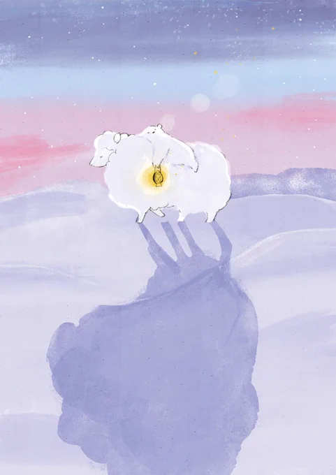 サイン本手に取ってもらいありがたいですこの絵本をかいた時ちょうど心象風景に興味があってそういう絵ばかり描いてたのがハマった感じですっと筆が進んだ大切な一冊です。