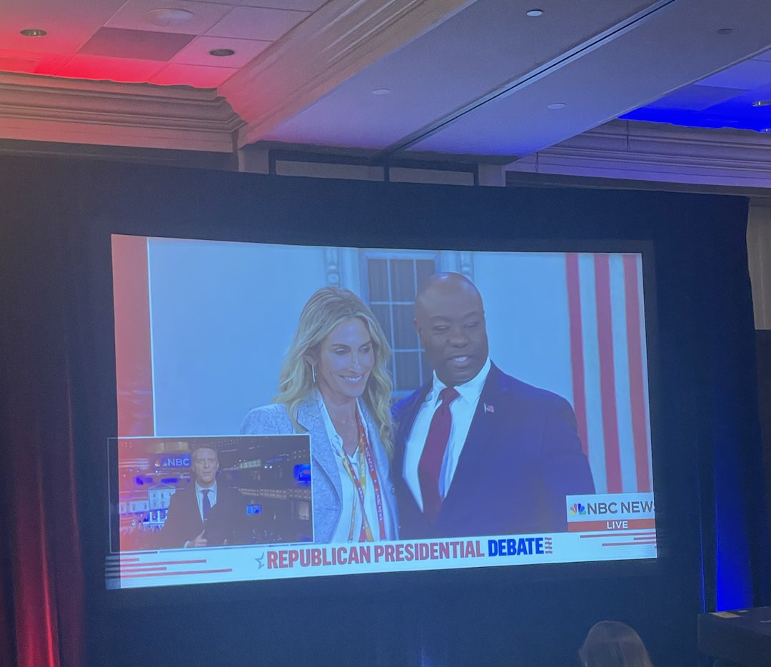 👀 Tim Scott and girlfriend?
📸: <a href="/hannahdemissie/">Hannah Demissie</a>