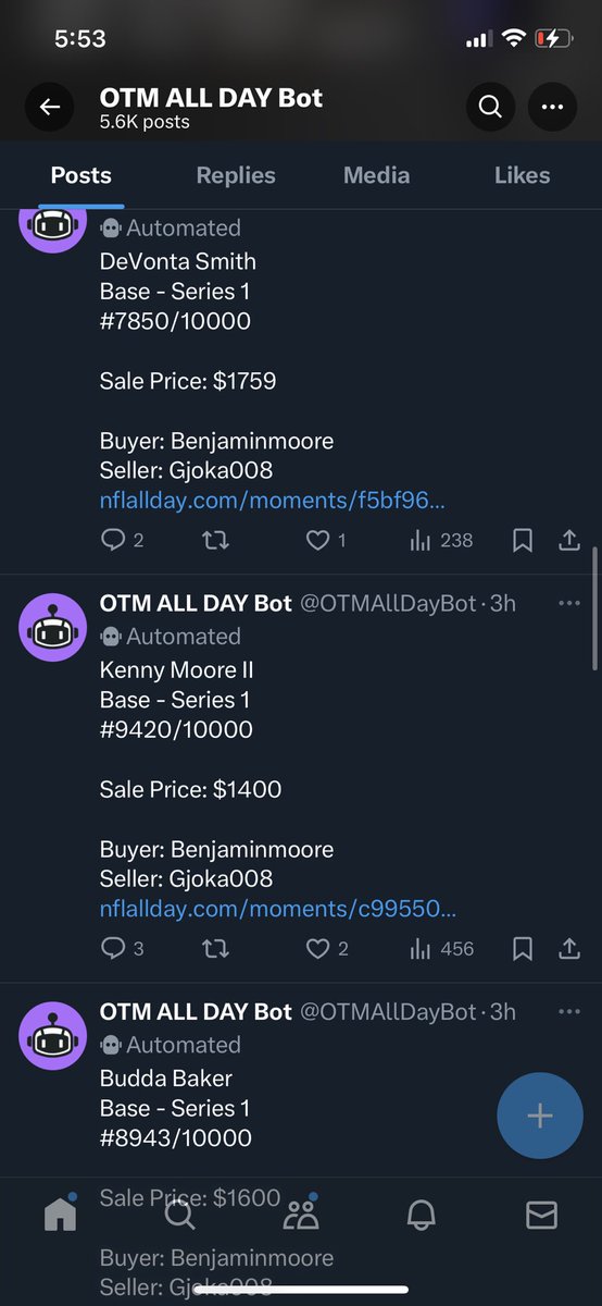 jimboslicer69's tweet photo. Pretty simple. Investigate Benjaminmoore, Sparky5700, and Gjoka008. 

I’ll step ahead of @NFLALLDAY and offer anyone some $flow if you can find a blockchain trail for this fraud 👀👀👀 https://t.co/RsavJAnkIu