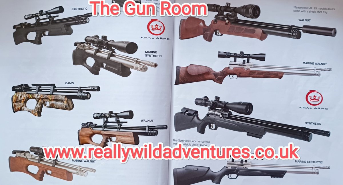 Our private gun room has everything for the Gentlemen or Lady sportsman or Young Sport, including our own ranges 😉

reallywildadventures.co.uk/the-gun-room.h…

#reallywildadvntures #theolehedgecreeper #gunshop #gunroom #shooting #airrifle #shotguns #rifles #pistols #ammunition #countryclothing